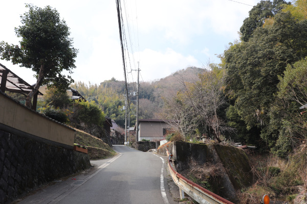 大原野への道