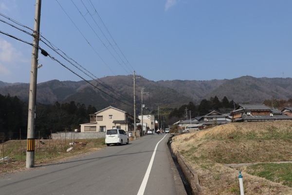大原野から見た小塩山