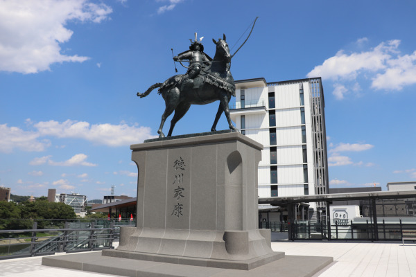 statue of Tokugawa Ieyasu at Okazaki Station