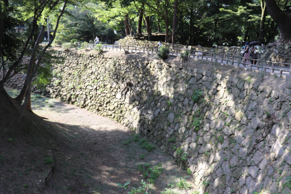 Seikaibori Mote of Okazaki Castle.