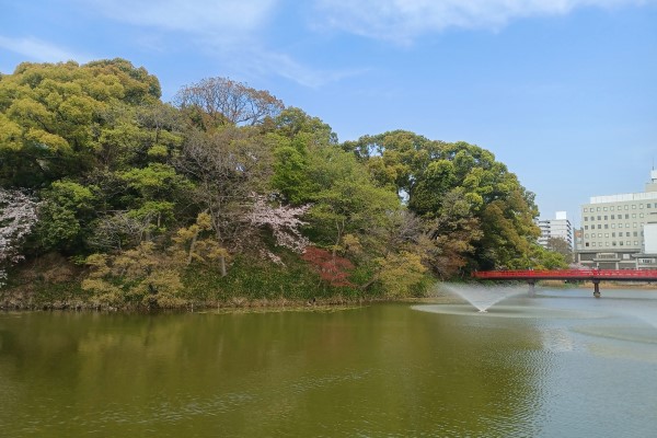 Chausuyama in Tennoji, the site of Ieyasu's camp suring the Summer Campaign of the Siege of Osaka.