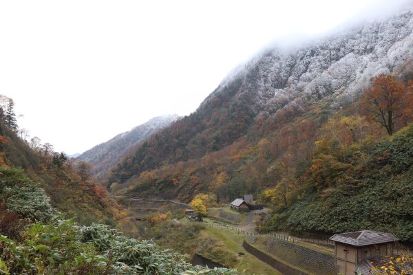 称名滝への道からの眺め