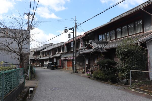 醒井宿の町並み