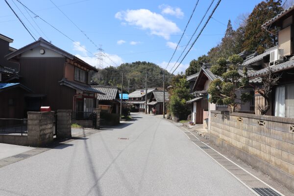 番場宿の町並み