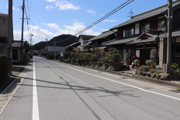 番場宿本陣付近