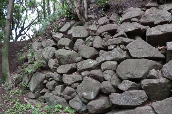 飯盛山城の石垣