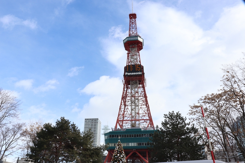 Sapporo TV tower in Odori Park 