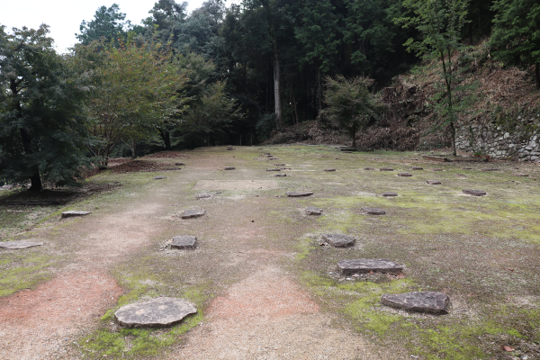 安土城の豊臣秀吉屋敷跡