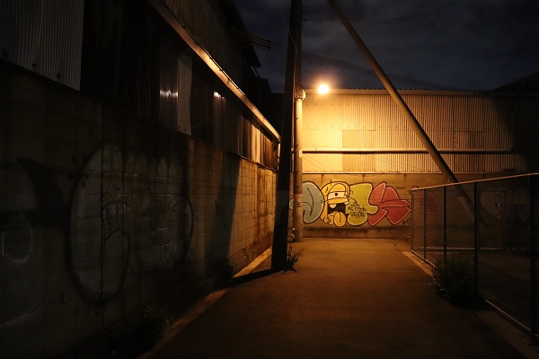 木津川駅付近。