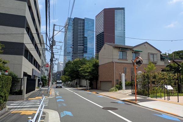 三田のあたりの風景