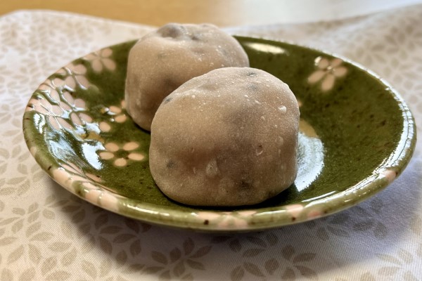 Inoko mochi a symbolic Kyoto traditional mochi eaten for health and prosperity.