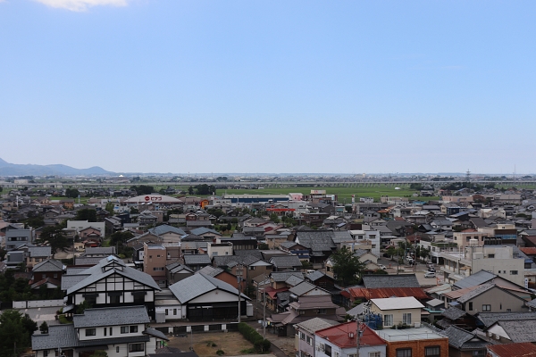 丸岡城からの景色