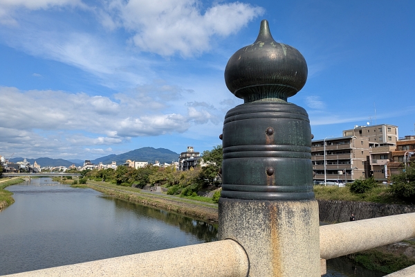 五条大橋の擬宝珠