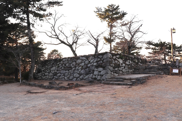 松坂城の天守閣跡