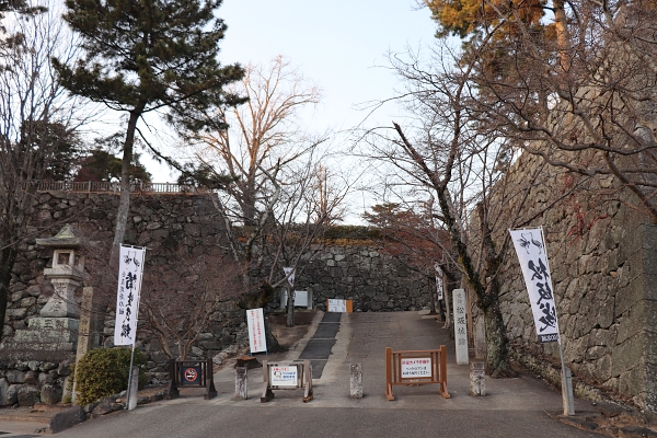 松坂城 裏門
