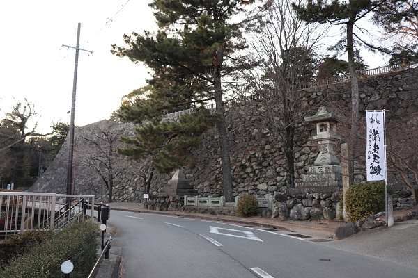 松坂城の高石垣