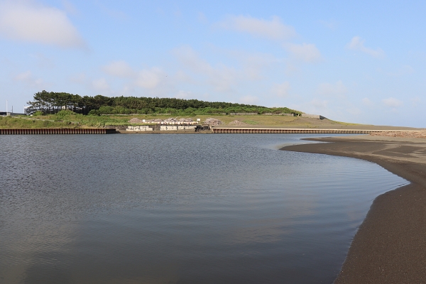 花水川の河口