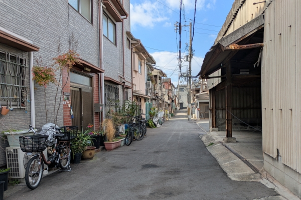 大正区の町並み