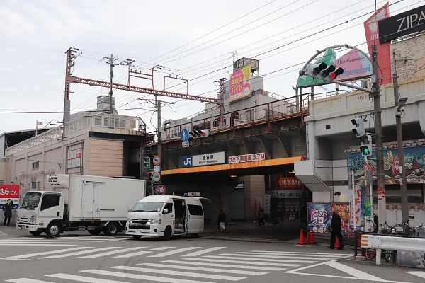 桃谷駅付近