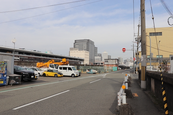 安治川の近く
