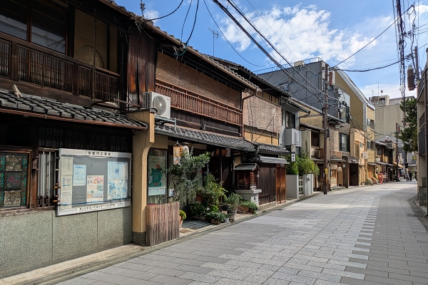 宮川町の町並み