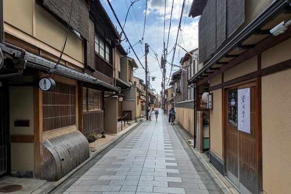 宮川町の町並み